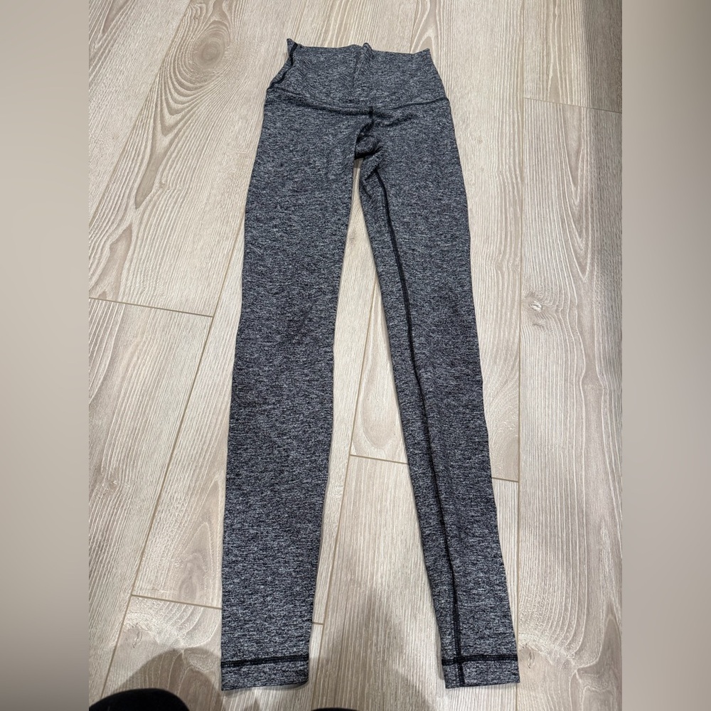 Lululemon Wunder Under Hi-Rise Tight *28" heathered black - Picture 6 of 7